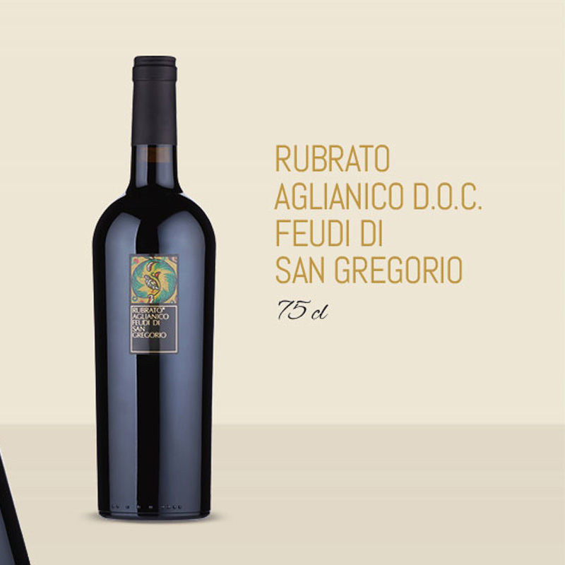 FEUDI DI SAN GREGORIO AGLIANICO RUBRATO RED WINE CL 75